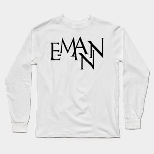 E-MANN Logo (Black) Long Sleeve T-Shirt